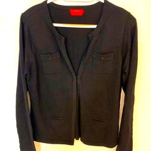 Dorothee Bis size large Cardigan Black shimmer